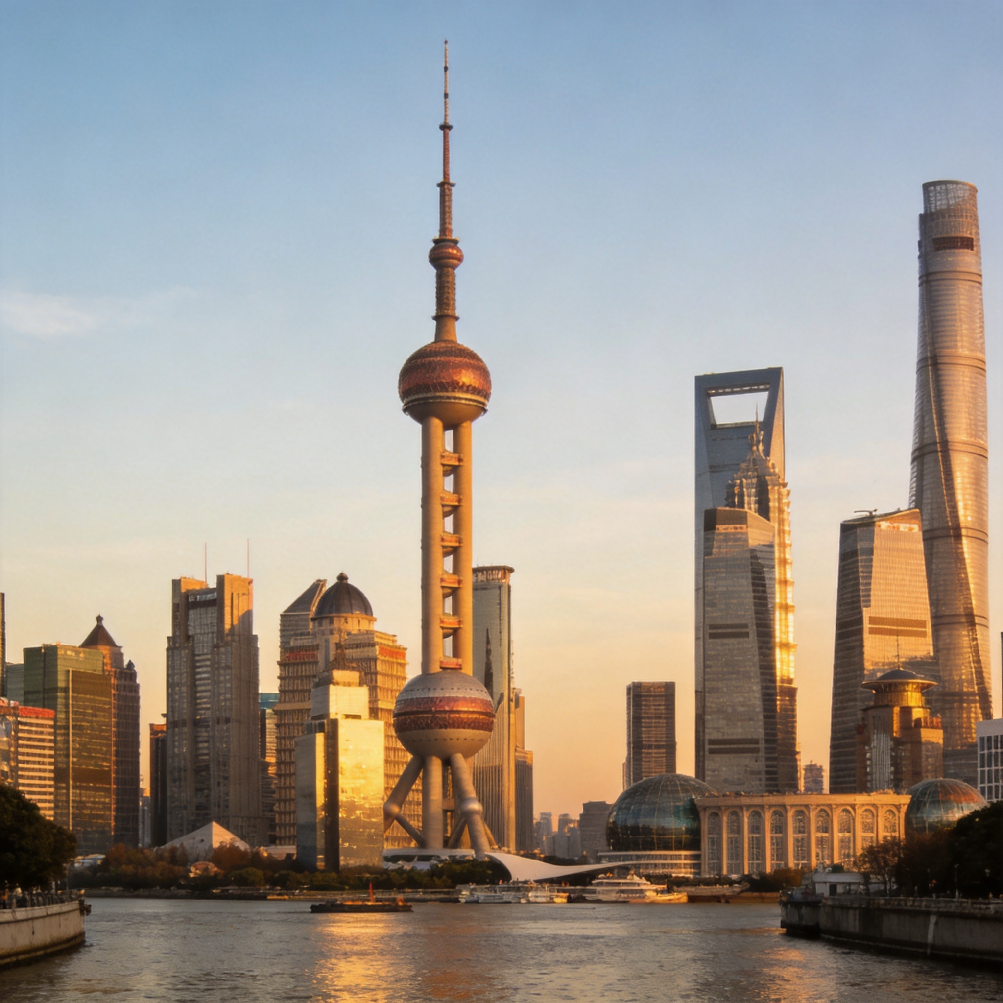 Shanghai City Skyline